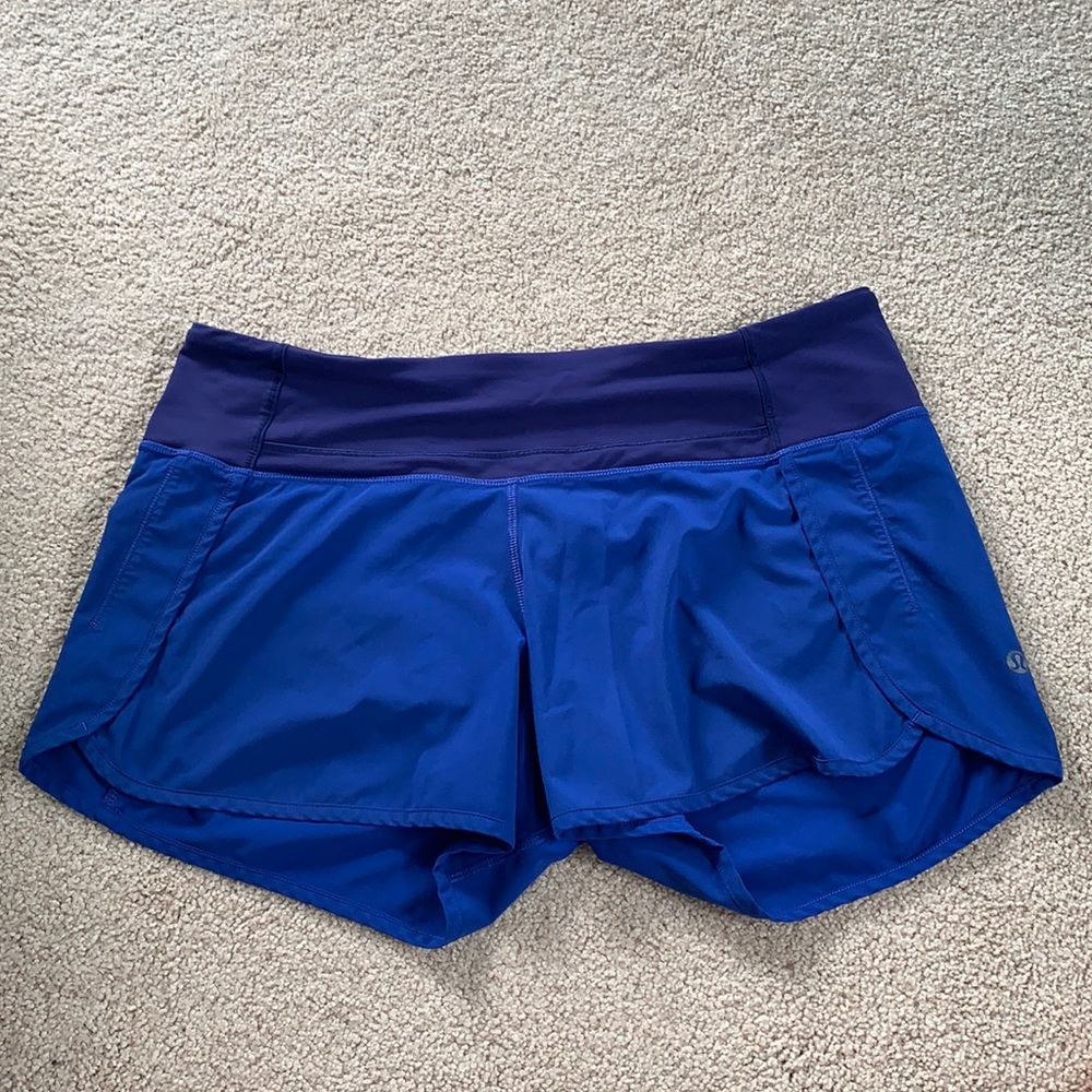 4” LuluLemon Mid-Rise Speed Up Shorts